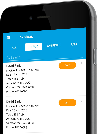 invoices in formitze app