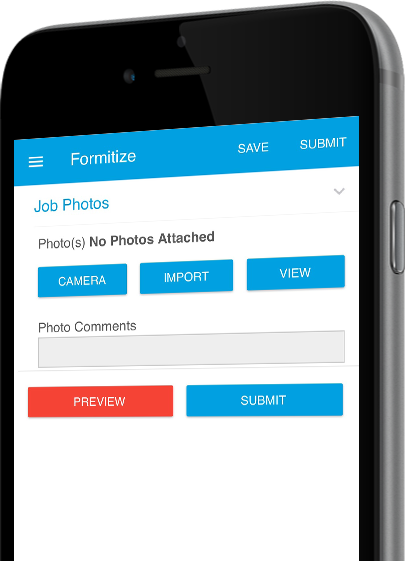 Take Photos in Forms in Formitize App