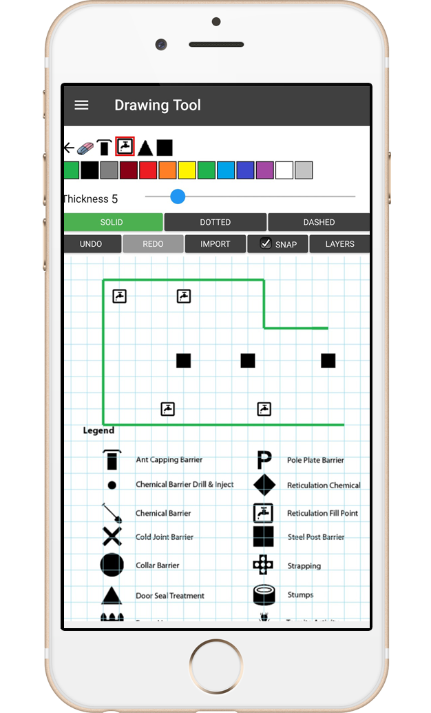 Drag and Drop Icons inFoirmitize Darwing tool